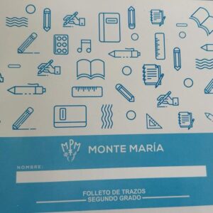 Cuaderno de trazos Monte María 2°